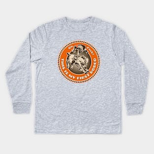 This is My First Rodeo Kids Long Sleeve T-Shirt